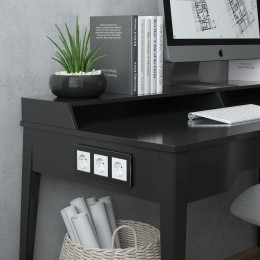 Розетка с заземлением и со шторками, без рамки Werkel белый матовый W1171161