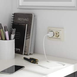 Розетка двойная с заземлением Werkel  W1172003