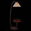 Стол журнальный с торшером Loft it Charlotte 10568F Brown