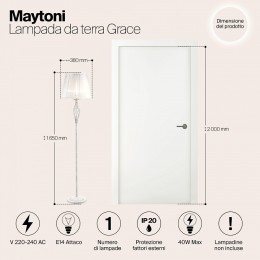 Торшер Maytoni Grace ARM247-11-G