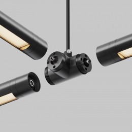 Токопровод T-образный центральный Maytoni  CA015TC-P-B