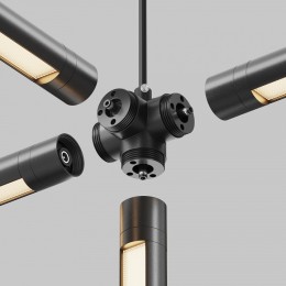 Токопровод угловой внутренний Maytoni  CA019L4C-P-B