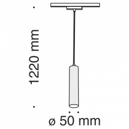 Подвесной светильник Maytoni Focus LED TR016-2-12W3K-B