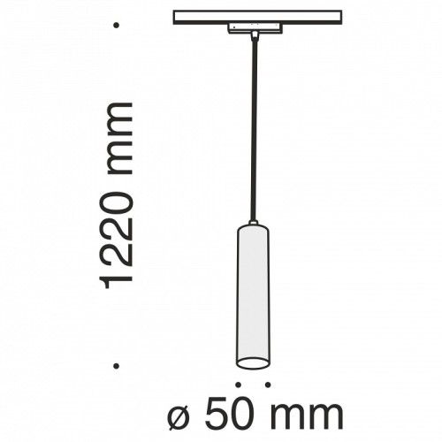 Подвесной светильник Maytoni Focus LED TR016-2-12W3K-B