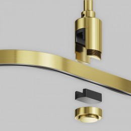 Трек накладной Maytoni Accessories for tracks Flarity TRX154-RC80-BS