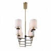 Люстра на штанге ST-Luce BLACK+BRASS SL1404.338.08
