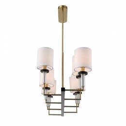 Люстра на штанге ST-Luce BLACK+BRASS SL1404.338.08