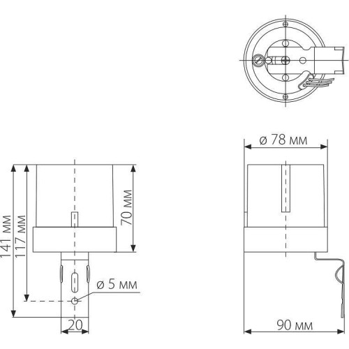 Датчик освещенности Elektrostandard SNS-L a030063