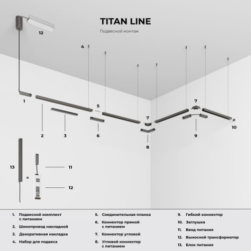 Накладной светильник Elektrostandard Line Magnetic 85529/01