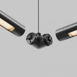 Соединитель угловой L-образный для треков накладных Maytoni  CA014CL-B