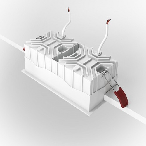 Встраиваемый светильник Maytoni Alfa DL043-02-15W3K-D-SQ-W