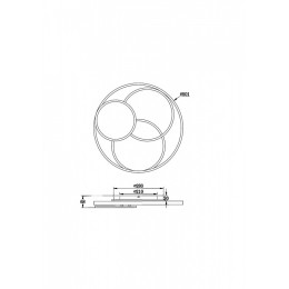 Накладной светильник Freya  FR10015CL-L94WB
