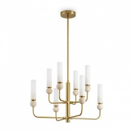 Люстра на штанге Freya Sunspot FR5482CL-08BS