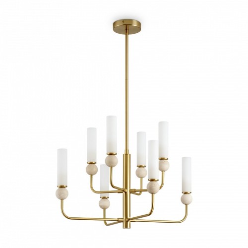 Люстра на штанге Freya Sunspot FR5482CL-08BS