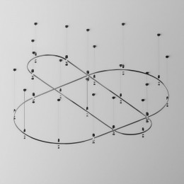 Трек накладной Maytoni Busbar trunkings Flarity TRX154-2SR-D1500-B