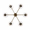 Люстра на штанге ST-Luce BLACK+BRASS SL1404.303.06