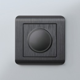 Диммер без рамки Werkel графит рифленый W1142004