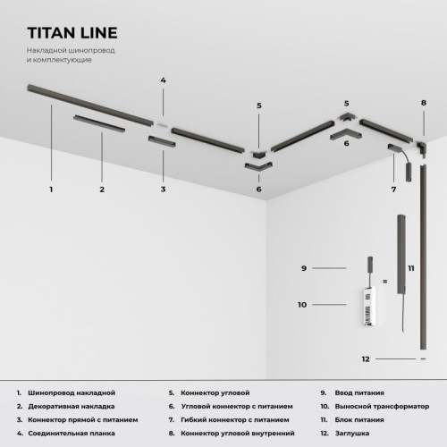 Накладной светильник Elektrostandard Line Magnetic 85526/01
