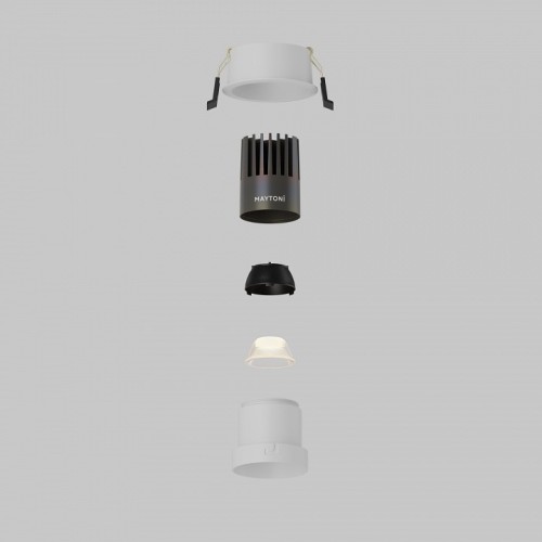 Встраиваемый светильник Maytoni  DL116-10W-3K-W