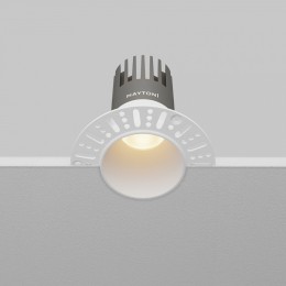 Встраиваемый светильник Maytoni  DL120-10W-3K-TRS-W
