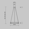Подвесной светильник Maytoni Роскошь MOD517PL-L30BS3K