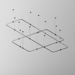 Соединитель угловой L-образный для треков накладных Maytoni Accessories for tracks Flarity TRX154-RC80-B