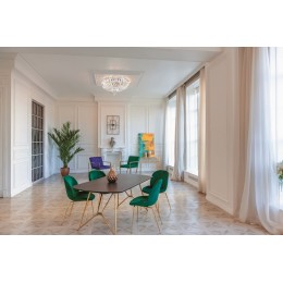 Потолочная люстра Maytoni Basfor DIA100-CL-03-G