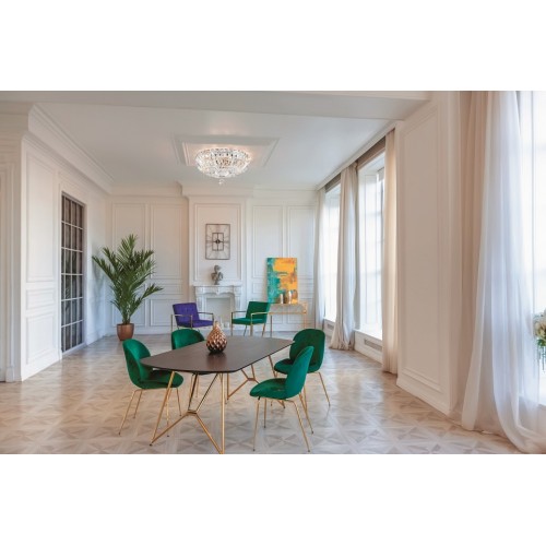 Потолочная люстра Maytoni Basfor DIA100-CL-03-G