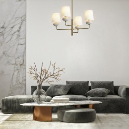 Люстра на штанге Freya Ceramics FR2029PL-04BS