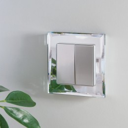 Выключатель двухклавишный без рамки Werkel  W1120006