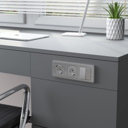 Выключатель двухклавишный без рамки Werkel  W1120009