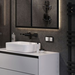 Рамка на 2 поста Werkel Acrylic (черный) W0022708