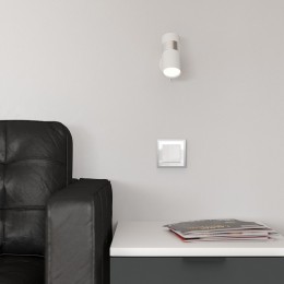 Рамка на 1 пост Werkel Baguette (белый/серебро) W0012850