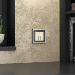 Рамка на 1 пост Werkel Baguette (черный/латунь) W0012852