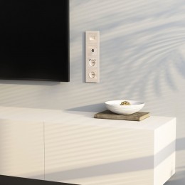 ТВ-розетка без рамки Werkel айвори акрил W1183043