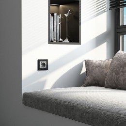 Рамка на 1 пост Werkel Senso (черный, стекло soft-touch) W0013108