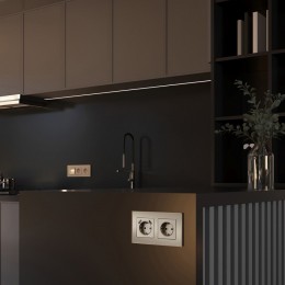 Рамка на 2 поста Werkel Senso (шампань, стекло soft-touch) W0023111