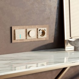 Диммер без рамки Werkel шампань рифленый W1142010