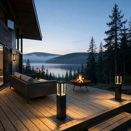 Наземный высокий светильник Elektrostandard Frame 1529 TECHNO LED