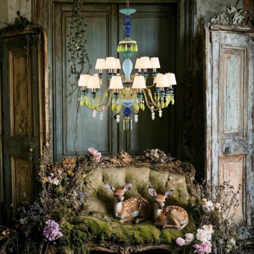 Подвесная люстра Loft it Grace 10203/12+6 Green