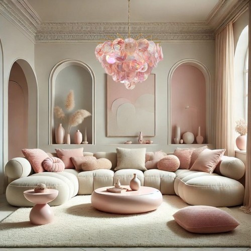 Подвесная люстра Loft it Lolly 10492/600 Pink