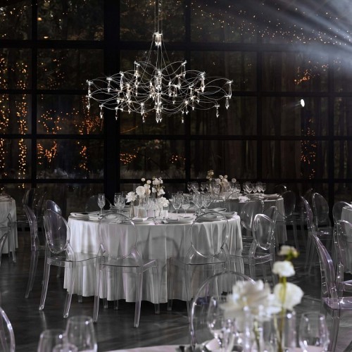 Подвесная люстра Loft it Mira 10587/1000 Silver Asfour
