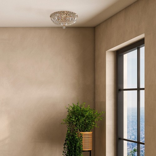 Потолочная люстра Maytoni Basfor DIA100-CL-03-G