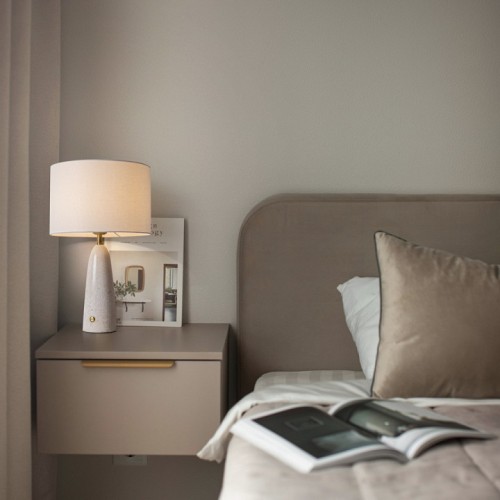 Настольная лампа декоративная Freya MarmoLatte FR2054TL-01BS1