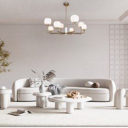 Люстра на штанге Freya Tender FR5373CL-08BS