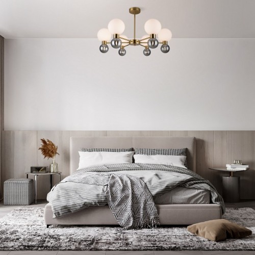 Люстра на штанге Freya Bony FR5394CL-12BS