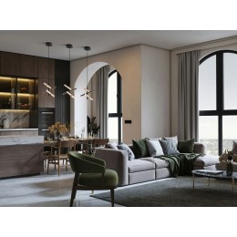 Люстра на штанге Freya Brilliance FR5557PL-L22B