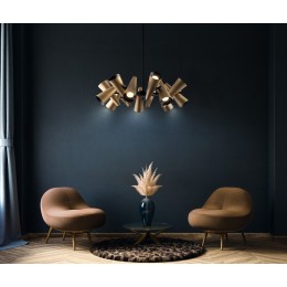 Люстра на штанге Maytoni Giro MOD095PL-14BS