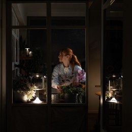 Настольная лампа декоративная Maytoni Spirito MOD286TL-L18B3K