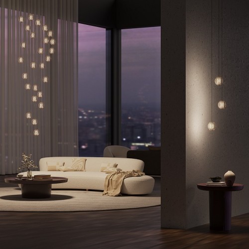 Подвесная люстра Maytoni Sapphire MOD293PL-L140BS3K